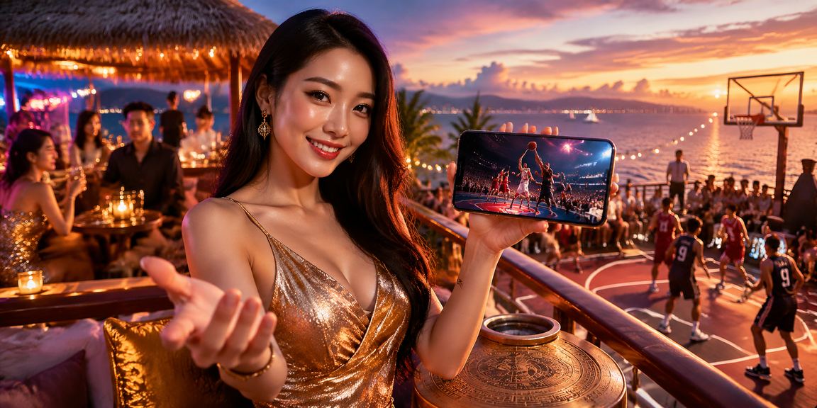 Người hâm mộ bóng rổ tại bãi biển Nha Trang theo dõi thông tin cá cược uw99